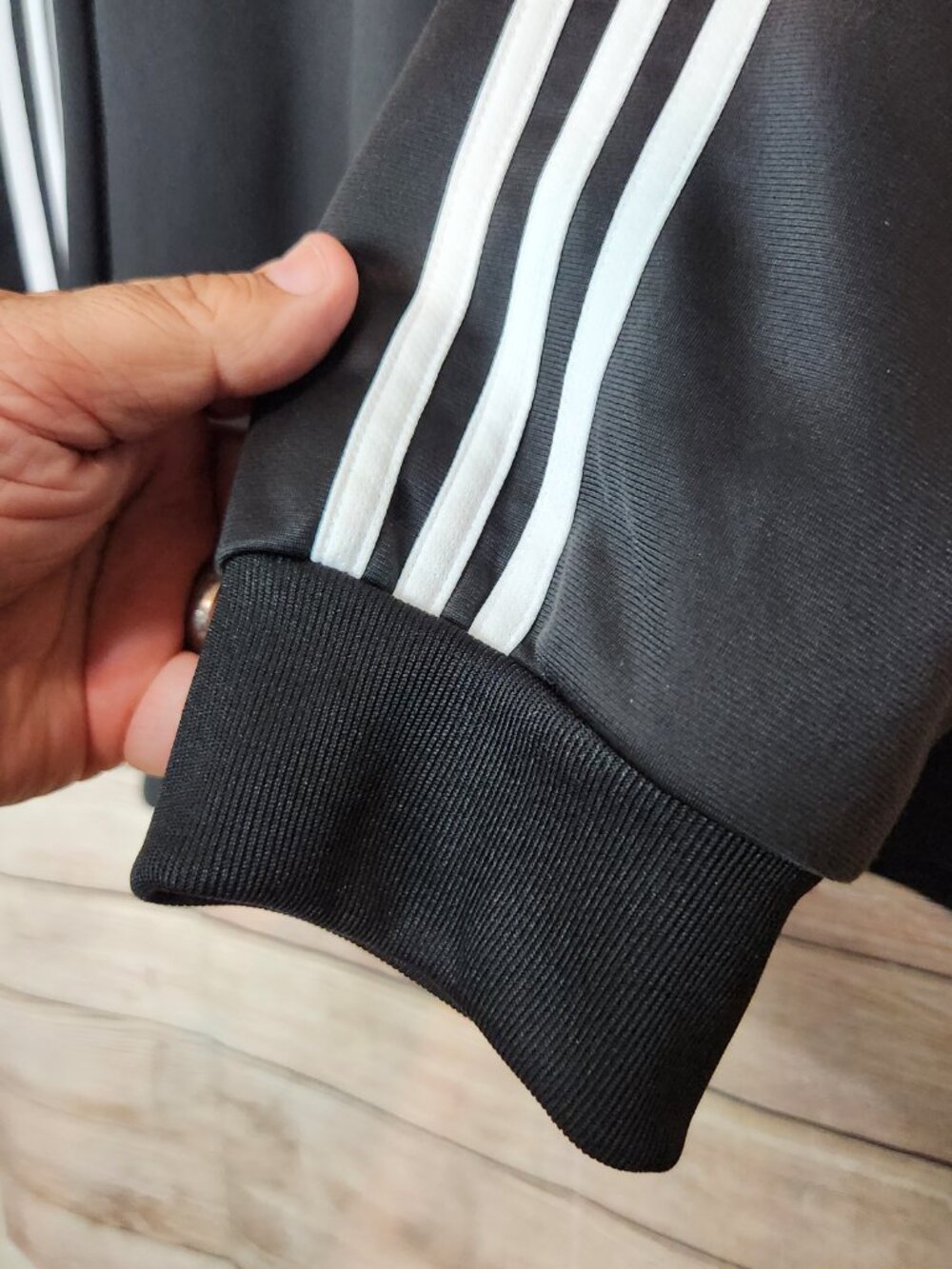 adidas Essentials Men's Track Zip Jacket Classic Style Black White Size 5XL - Picture 16 of 16